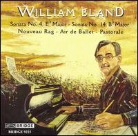 Cover for William Bland · Piano Music (CD) (2007)