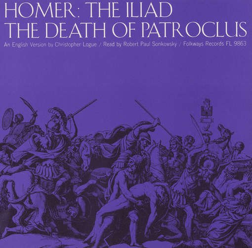 Cover for Robert Paul Sonkowsky · Homer: the Death of Patroclus (CD) (2012)