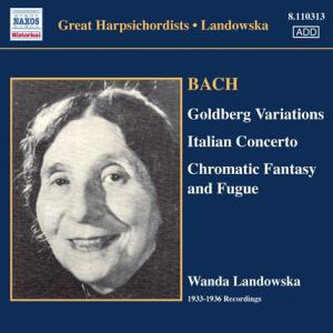 Bachgoldberg Variations - Landowska Wanda - Musik - NAXOS HISTORICAL - 0636943131329 - 31. oktober 2005