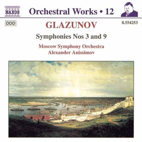 Glazunovsymphonies Nos3 9 - Moscow Soanissimov - Music - NAXOS - 0636943425329 - October 25, 1999