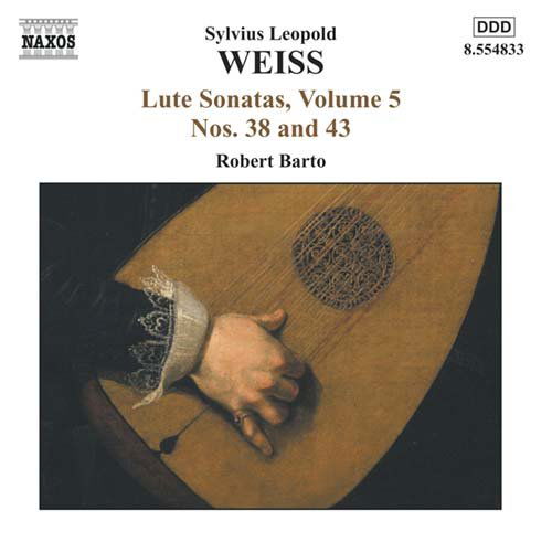 Lute Sonatas 5 - Weiss / Barto - Musiikki - NAXOS - 0636943483329 - tiistai 17. syyskuuta 2002