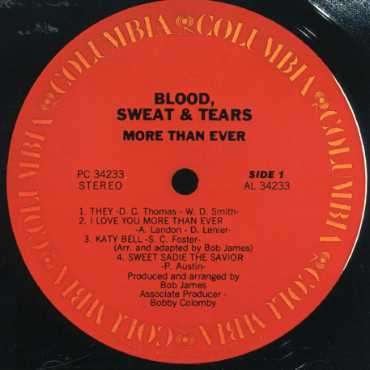 More Than Ever - Blood, Sweat & Tears - Musik - WOUNDED BIRD - 0664140423329 - 3. Juni 1990