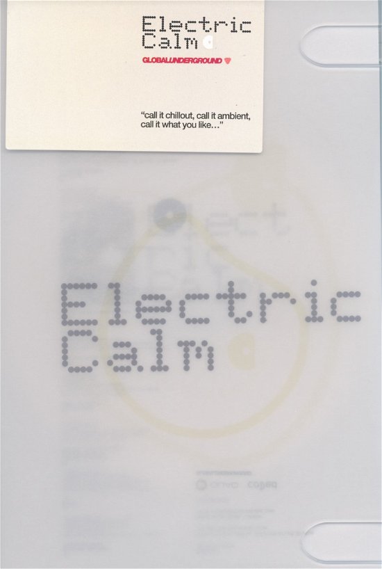 Cover for Ministry of Sound · Electric Calm (DVD) (2007)