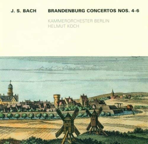 Cover for Wurttembergisches Kammerorchester / Faerber Jorg · Brandeburg Concertos Nos. 4, 5 &amp; 6 (CD) (1996)
