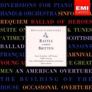 Cover for Rattle Simon / City of Birming · Rattle Conducts Britten (CD) (2004)