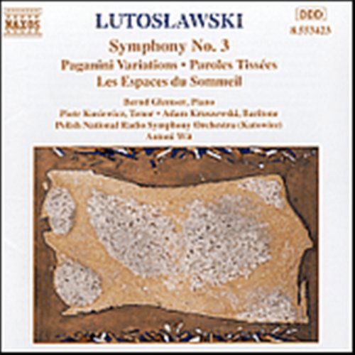 Symphony No.3 - W. Lutoslawski - Música - NAXOS - 0730099442329 - 9 de dezembro de 1997