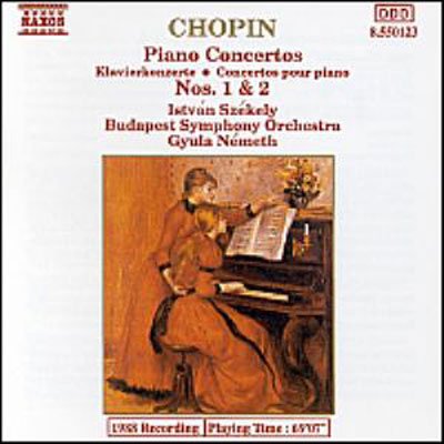 Cover for Chopin / Nemeth · Piano Concerti 1 &amp; 2 (CD) (1992)