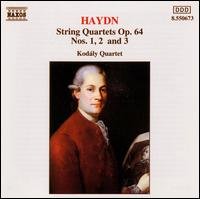 String Quartets Op 64, 1-3 - Haydn / Kodaly Quartet - Musik - NCL - 0730099567329 - 15. Februar 1994