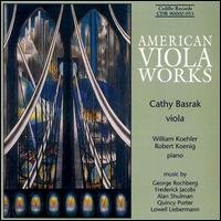 Cover for Cathy Basrak · American Viola Works (CD) (2010)