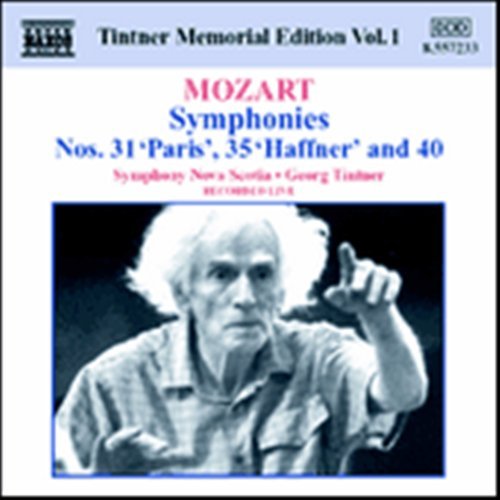 Cover for Mozart / Tintner / Symphony Nova Scotia · Symphonies 31 35 &amp; 50 (CD) (2003)