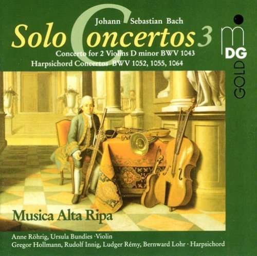 Cover for Musica Alta Ripa · Sämtliche Solo-Konzerte Vol.3 (CD) (2013)