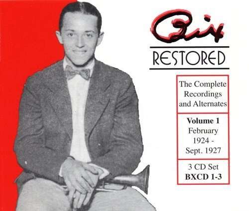 Cover for Bix Beiderbecke · Restored Bix 1 (CD) (1995)