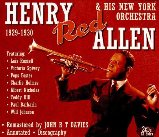 Cover for Alien, Henry 'red'&amp; His New York Orchestra · Henry 'red' Alien &amp; His New York Orchestra '29-'30 (CD) (2022)