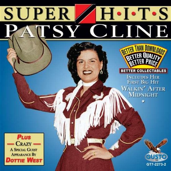 Super Hits - Patsy Cline - Musiikki - Gusto - 0792014227329 - maanantai 21. toukokuuta 2012