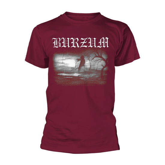 Burzum · Aske 2013 (Maroon) (T-shirt) [size M] [Maroon edition] (2018)