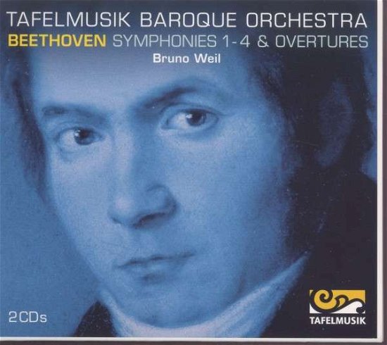 Beethoven Symphonies 1 - 4 & Overtures - Beethoven / Tafelmusik Baroque Orch / Weil - Musikk - TAFELMUSIK - 0880513102329 - 25. mars 2014
