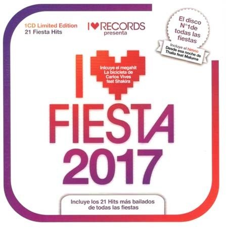 Cover for Varios Interpretes  · I Love Fiesta 2017 (CD) (2016)