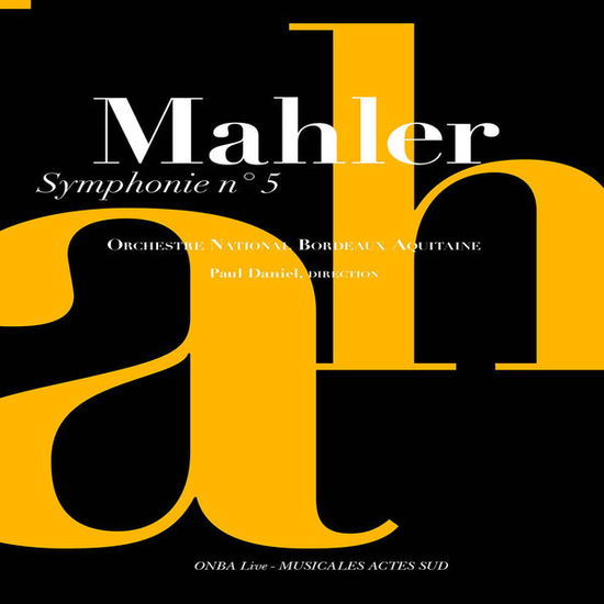 Symphony No.5 - G. Mahler - Musiikki - ACTES SUD - 3149028052329 - perjantai 27. helmikuuta 2015