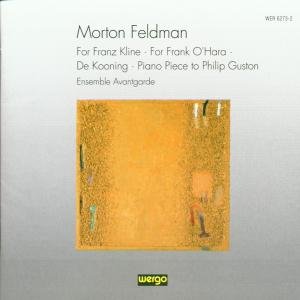Cover for Feldman,morton / Ensemble Avantgarde · Piano Piece to Philip Guston (CD) (1996)