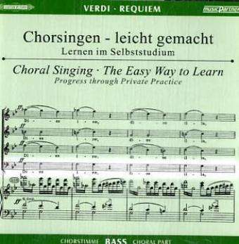 Giuseppe Verdi (1813-1901) - Chorsingen leicht gemacht:Verdi,Requiem (Bass) - Music - MUSICPARTNER - 4013788003329 - 