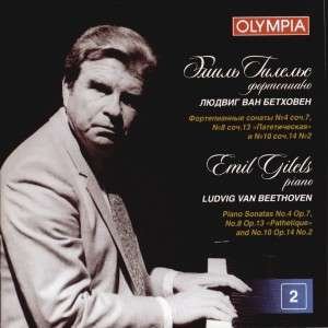 Cover for GILELS Emil · Piano Sonatas Vol 2 Pathetique Disc (CD)