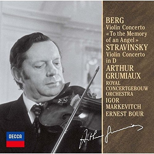 Cover for Arthur Grumiaux · Berg / Stravinsky: Violin Concertos (CD) [Japan Import edition] (2021)