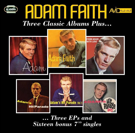 Cover for Adam Faith · Three Classic Albums (CD) (2018)