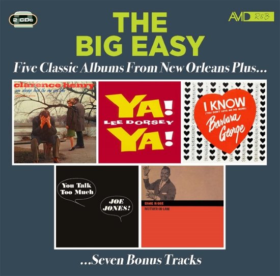 Cover for Clarence Frogman Henry / Lee Dorsey / Barbara George / Joe Jones / Ernie K-doe · The Big Easy - Five Classic Albums From New Orleans Plus (CD) (2024)