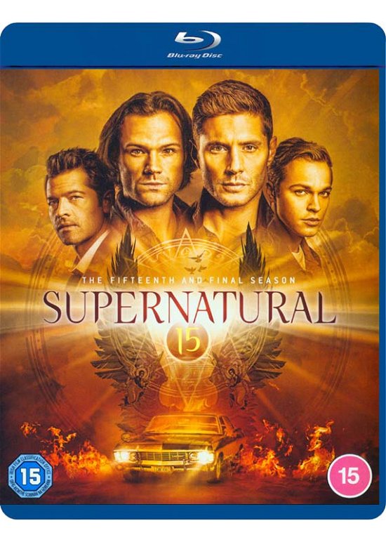 Cover for Supernatural S15 Bds · Supernatural Season 15 (Blu-ray) (2021)