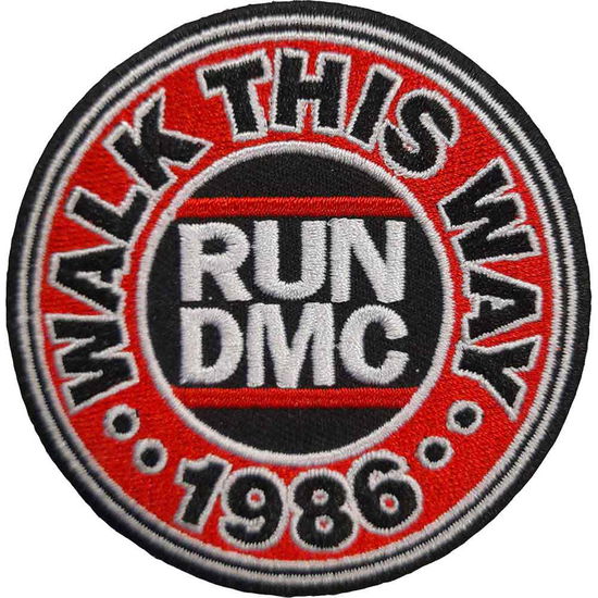 Run DMC Woven Patch: Walk This Way (Standard) - Run DMC - Merchandise -  - 5056368696329 - 