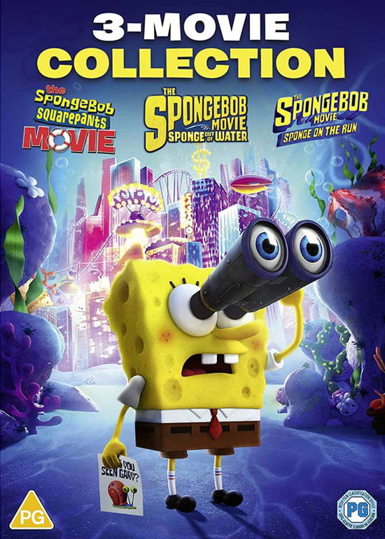 Cover for Spongebob Squarepants Triple Movie Pack · SpongeBob SquarePants Movie Collection (DVD) (2021)