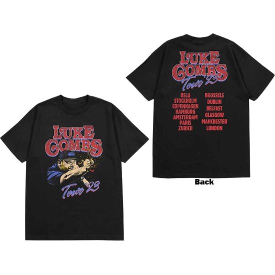Cover for Luke Combs · Luke Combs Unisex T-Shirt: Tour '23 Smashing Beer (Back Print &amp; Ex-Tour) (T-shirt) [size M]