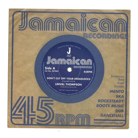 Dont Cut Of Your Dreadlocks - Linval Thompson - Muzyka - JAMAICAN RECORDINGS - 5060135763329 - 24 marca 2023