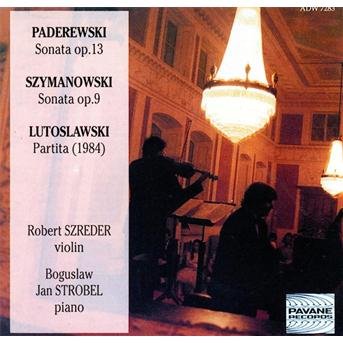 Cover for Szreder / Strobel · Sonatas for violin and piano Pavane Klassisk (CD) (2000)