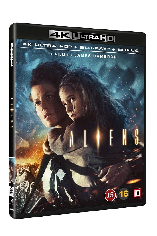 Cover for James Cameron · Aliens (4K UHD + Blu-ray) [Standard] (2024)