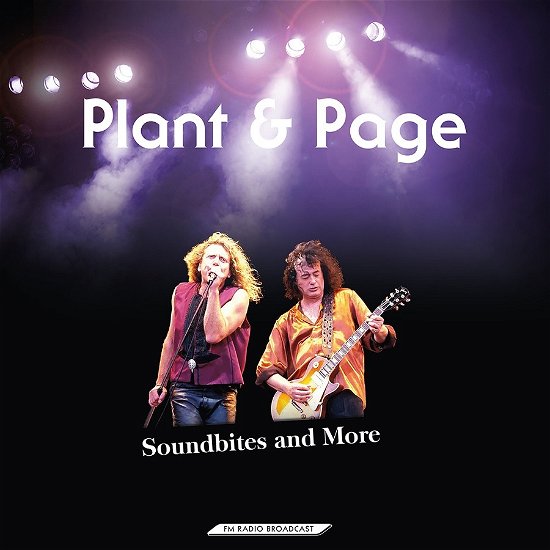 Cover for Robert Plant &amp; Jimmy Page · Soundbites And More (LP) (2022)