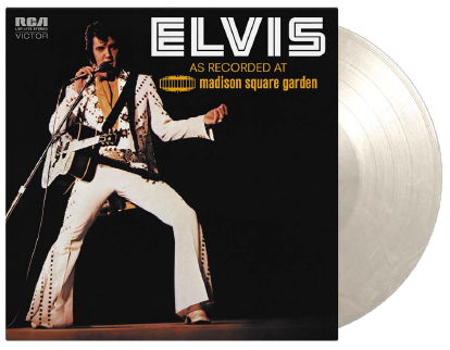 Cover for Elvis Presley · As Recorded At Madison Square Garden (White Marbled Vinyl) (LP) [Limited edition] (2023)