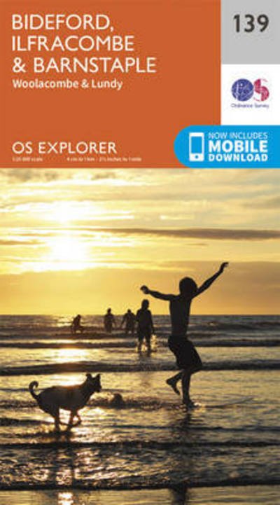 Cover for Ordnance Survey · Bideford, Ilfracombe and Barnstaple - OS Explorer Map (Landkarten) [September 2015 edition] (2015)