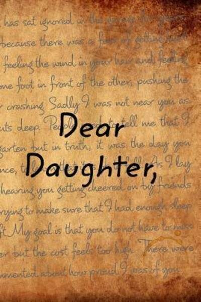 Cover for Sk · Dear Daughter (Paperback Book) (2018)