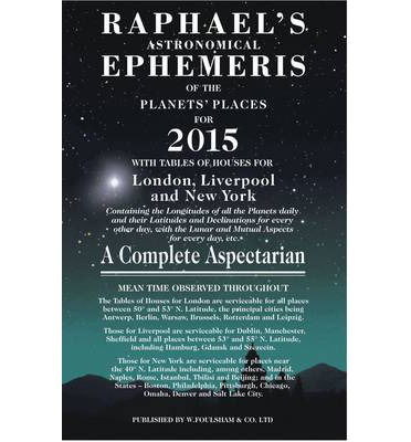 Cover for Edwin Raphael · Raphael's Astronomical Ephemeris 2015 (Book) (2014)