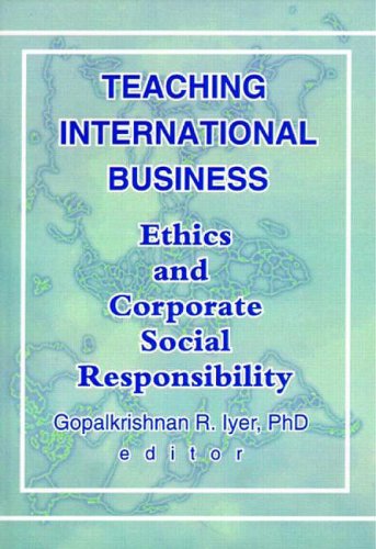 Cover for Erdener Kaynak · Teaching International Business: Ethics and Corporate Social Responsibility (Inbunden Bok) (2000)