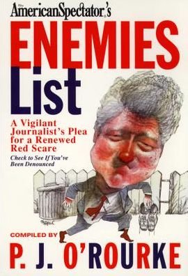 Cover for P. J. O'rourke · The Official American Spectators' Enemies List (Pocketbok) (1996)