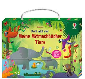 Pack mich ein! Meine Mitmachbücher: Tiere -  - Książki - Usborne - 9781035702329 - 11 lipca 2024