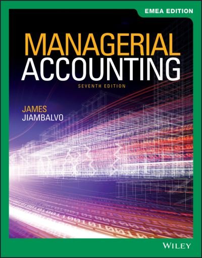 Cover for Jiambalvo, James (University of Washington) · Managerial Accounting, EMEA Edition (Paperback Bog) (2019)