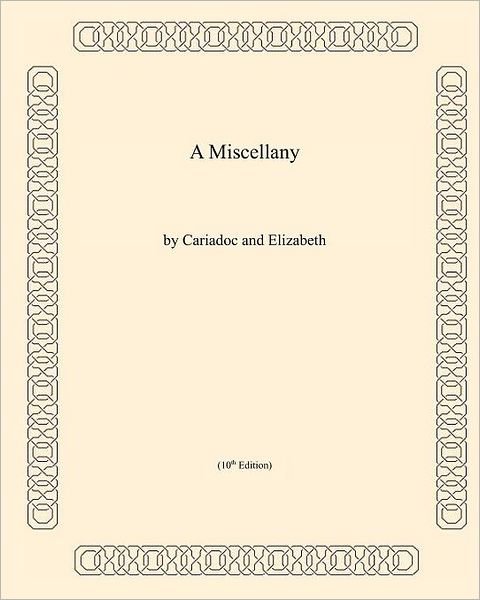 Cover for David Friedman · A Miscellany (Pocketbok) (2012)