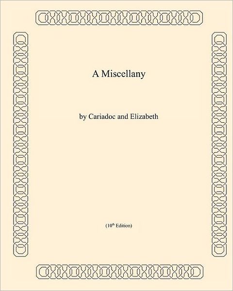 Cover for David Friedman · A Miscellany (Paperback Book) (2012)