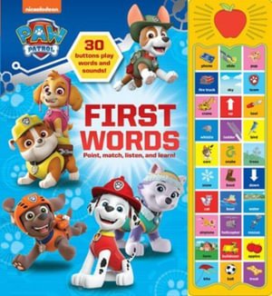 Cover for PI Kids · Nickelodeon PAW Patrol: First Words Sound Book (Innbunden bok) (2021)