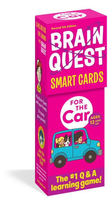 Brain Quest For the Car Smart Cards Revised 5th Edition - Workman Publishing - Books - Workman Publishing - 9781523517329 - December 19, 2023