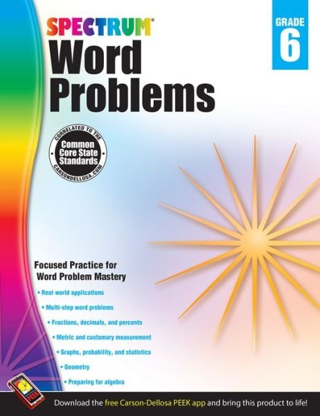 Cover for None · Word Problems, Grade 6 (Pocketbok) (2013)