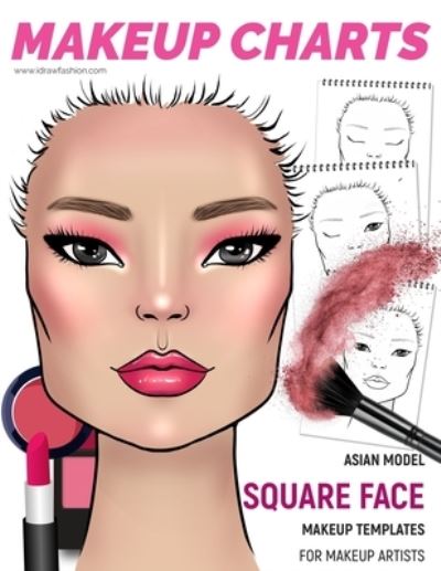 Cover for I Draw Fashion · Makeup Charts - Face Charts for Makeup Artists (Paperback Bog) (2019)